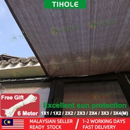 【TIHOLE】🔥In Stock🔥  Sun Shade For Garden Plant Canvas Canopy Awning Roof Outdoor Gardening Tools Mesh Netting Gazebo Privacy Fence Netting Anti Uv Sunshade Tarp Car Parking Shed Balcony Fencing Screen House Patio Shelter Window Shade Sail Side
