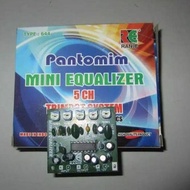 kit audio equalizer mini 5 channel mono type 644 trimpot rakitan ampli