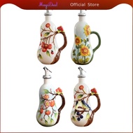 MagiDeal Ceramic Olive Oil Dispenser Bottle Easy to Refill Farmhouse Storage Vinegar Dispenser Bottl