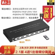 8K HDR HDMI 4進1出 音頻分離器