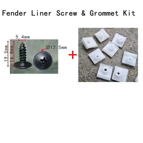 10 sets / 50 sets Fender Liner Screw & Grommet Kit for Nissan Infiniti 01454-N5061,76882-0M000 Altim