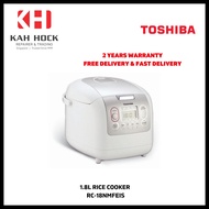 TOSHIBA RC-18NMFEIS 1.8L MISCOM RICE COOKER - 2 YEAR MANUFACTURER WARRANTY + FREE DELIVERY