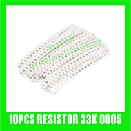 10pcs resistor 33000 ohm 0805 smd chip 33K ohm tolerance 1% 1/ 4watt
