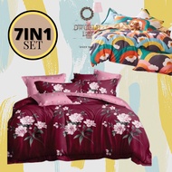 VIRAL HOT CADAR 5D(7IN1) COMFORTER SET TEBAL~READY STOCK |SHIP SAME DAY