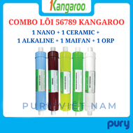 Bộ lõi 56789 máy lọc nước KANGAROO CHÍNH HÃNG dùng cho máy lọc nước Kangaroo KGRP88 KGHP66 KG19A3 KG