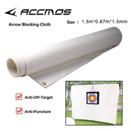 Kevlar Fender Cloth Arrow Stopper Blocking Cloth Anti-Off-Target Anti-Puncture for 50-60Lbs Outdoor 