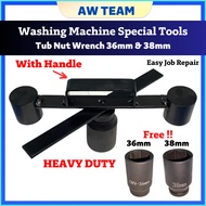 FULL SET Washing Machine Special Tools Tub Nut Wrench 36mm & 38mm MECHANISM TOOLS TUB TOOLS OPENER