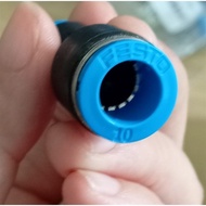 Festo QS-10-6 Pneumatic Connector (130607) – Genuine 10mm to 6mm Pipe Reduction