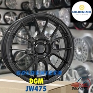 (2pc)sport rim kereta 🛞 15" 15inch JW 475 glossy Black,DGM, BEZZA, myvi,axia,kelisa,