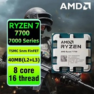 Ryzen AMD 7 Gaming R7 7700 8-Core 16-Thread CPU Processor 5NM L3=32M 100-000000592 Socket AM5 Tary