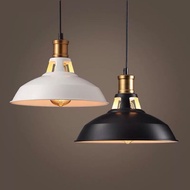 Open-neck round pendant lamp with copper base 300 for shop decoration HL1008-300