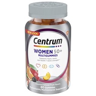 Centrum MultiGummies Gummy for Women 50 Plus, with Vitamin D3, B6 and B12, Multivitamin/Multimineral