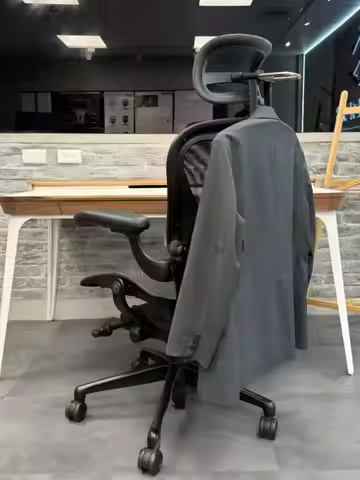 Herman Miller Aeron Headrest with Hanger Adjustable Head Rest Accessory for Classic & Remastered Cha