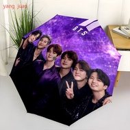 8pc BTS"Vibrant Artistic Rain Umbrella for Every Style" Automatic folding umbrella