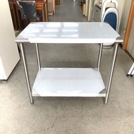 全新2*3尺白鐵工作台/白鐵工作桌/不銹鋼工作台/兩層工作台/調理台/白鐵桌/料理桌