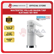 WATERTEC PILLAR BASIN TAP KATANA 101 WH (C49)