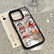 Casing iPhone 11 12 13 14 15 16 17 Pro Max Crayon Shin-chan Case For iPhone 13PM,16PM,15PM,14PM,12PM