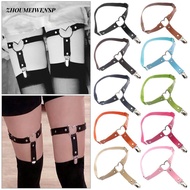 ZHOUMEIWENSP Garter Belt Gothic Accessories Harajuku Women Pu Leather