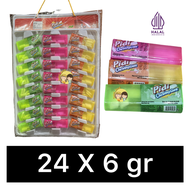 Permen Karet PIDI Kotak 24 x 6gr - Permen Chewinggum Pidi Rasa Mint I Permen Karet Rasa Mint I Jado