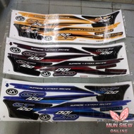 Stiker sticker body stripe cover set (1) modenas ct100 ct 100