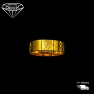 SMS DEEN L'V Monogram Ring, ±2.6-2.9GM - Gold 916 Emas - Cincin L'V Monogram Ring