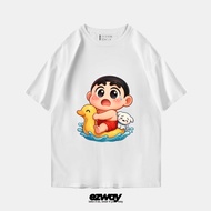 Ezway T-Shirt Shinchan Ducky | Unisex Kids Crop Oversize T-Shirt