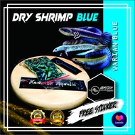 REPACK UDANG KERING BIRU SPIRULINA/DRY SHRIMP BLUE CHANA BLUE PULCHRA/PAKAN IKAN CHANNA BARCA