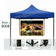 8x8 Ft Folding Canopy Set / Tent (2.5m x 2.5m) / Kanopi / Khemah / Payung Niaga Canopy Lipat Kanopi