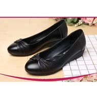 Miec4pm6so Shop new shoes Black school shoes Women fashion office wedge shoes