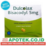Dulcolax Strip Isi 4 Tablet Per Box / Dus / Dos - Bisacodyl 5 mg