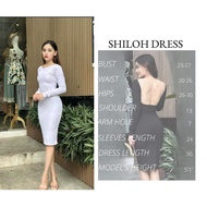 SHILOH DRESS COTTON KNITTED GLAM DRESS XS TO M