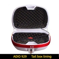 Tail Box Liner For  ADLO 929 Trunk Lining Cover Motorcycle Tail Box Trunk Cargo Liner Cover PU Leath