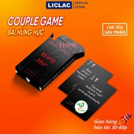 (Che Tên) Bộ bài tình yêu Hừng Hực 57 lá cho cặp đôi gồm 52 Lá Tư Thế Mệnh Lệnh Tình Ái và 5 Lá Đặc 