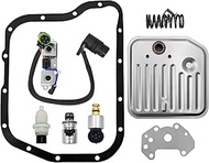 Full Valve Body Solenoid Sensor Set Compatible with Dodge Ram A518 A618 46RE 47RE Automatic Transmis