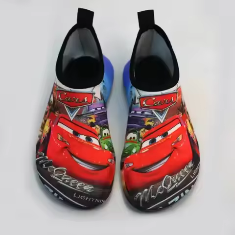 Summer Baby Boys Girls Beach Shoes Cartoon Mickey Mouse Minnie Frozen Elsa Antiskid Sneaker Children