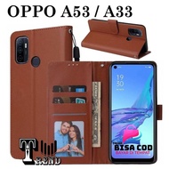 FLIP COVER OPPO A53 LEATHER CASE FLIP OPPO A53