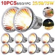Reptile Lamp Bulb Reptile Heat Lamp Turtle Basking Heating Light Uv Light Bulb Amphibians Lizards Te