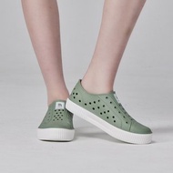 moz瑞典 駝鹿 雙色洞洞餅乾水鞋 (綠拿鐵) 全球首創 舒適厚底