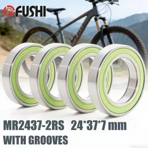 4Pcs MR2437-2RS Bearing 24*37*7 mm ABEC-5 Bicycle Axle WITH GROOVES for TREK FSA MegaExo Light In Th