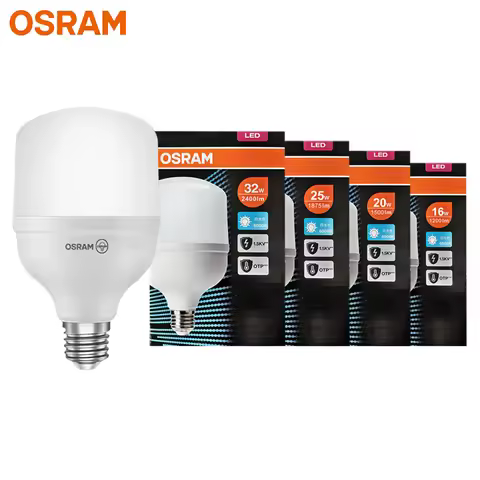 OSRAM LED E27 T Shape Bulb Eco HI-Watt 16W 20W 25W 32W Outdoor Lamps 220-240V 6500K Day White Wareho