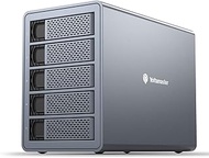 Yottamaster 5 Bay External Hard Drive Enclosure, 150W Aluminum USB3.0 3.5" HDD Enclosure for 3.5 & 2