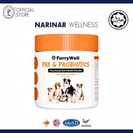 【NARINAR Pharmacy】FurryWell Gut Restore Powder for Dogs | Restore immunity, gut balance, skin & dige