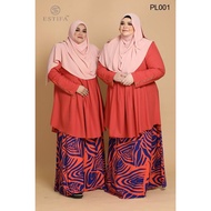 LOFA LARA SET BY ESTIFA BRICK ORANGE