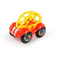 Bright Starts Oball Rattle & Roll (0+ Months) Stroller Toy, Car, Teething Toy, Rattle, Baby Gift, Re