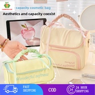 Malaking Makeup Organizer Bag - Multi-Layer na Lalagyan ng Cosmetics na may Partitions para sa Brush