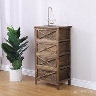 Creative Cabinet Pastoral Storage Wholesale Wooden Wooden Closet Retro Living Room American Bedroom 
