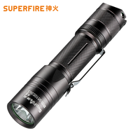 神火（SupFire） A6强光小手电筒超亮LED远射可充电家用迷你户外便携防水应急灯 1电池+1座充+手绳