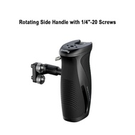 SmallRig 5194 Rotating Side Handle with 1/4"-20 Screws 360° Adjustment Handgrip for DSLR Camera Cage