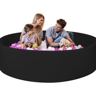 Foam Ball Pit for Kid, Kids Soft Ball Pit BLACK