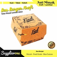 There is - Motif Burger Box Contains 50 Pcs Burger Box/ Burger Packaging Burger Container/ Burger Co